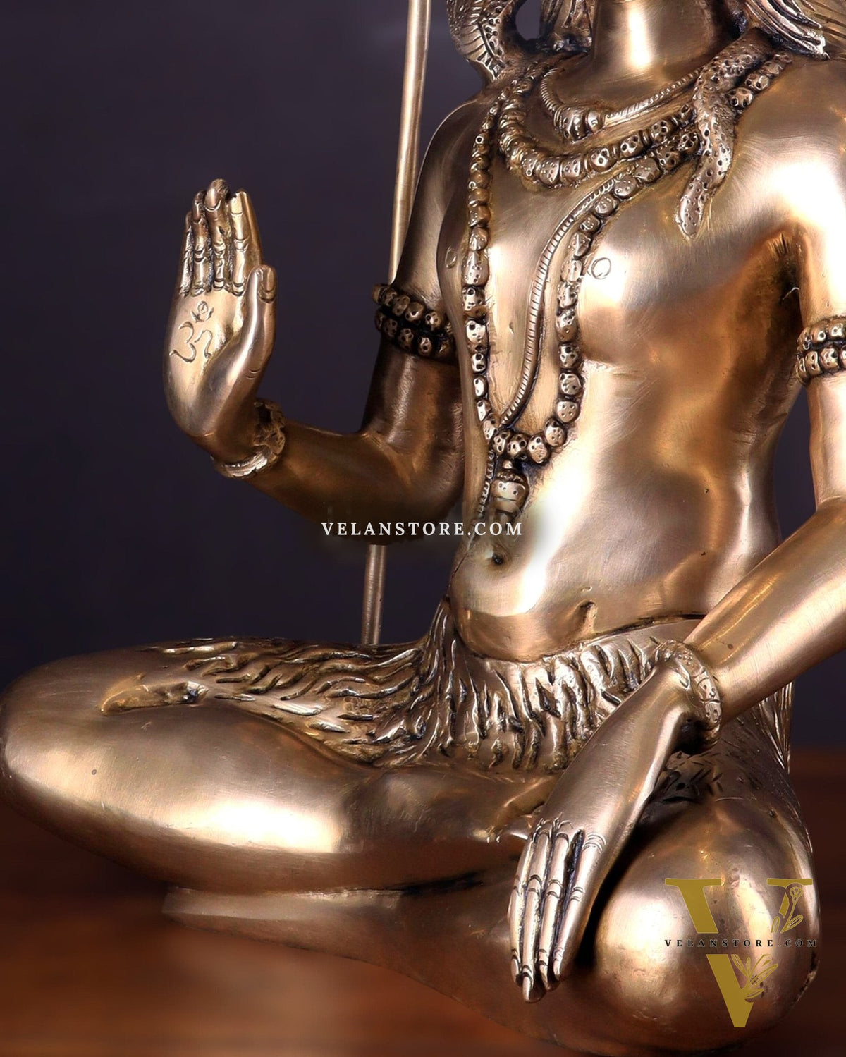 Lord Shiva Brass Idol enhanced - 20"