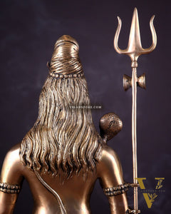 Lord Shiva Brass Idol enhanced - 20"