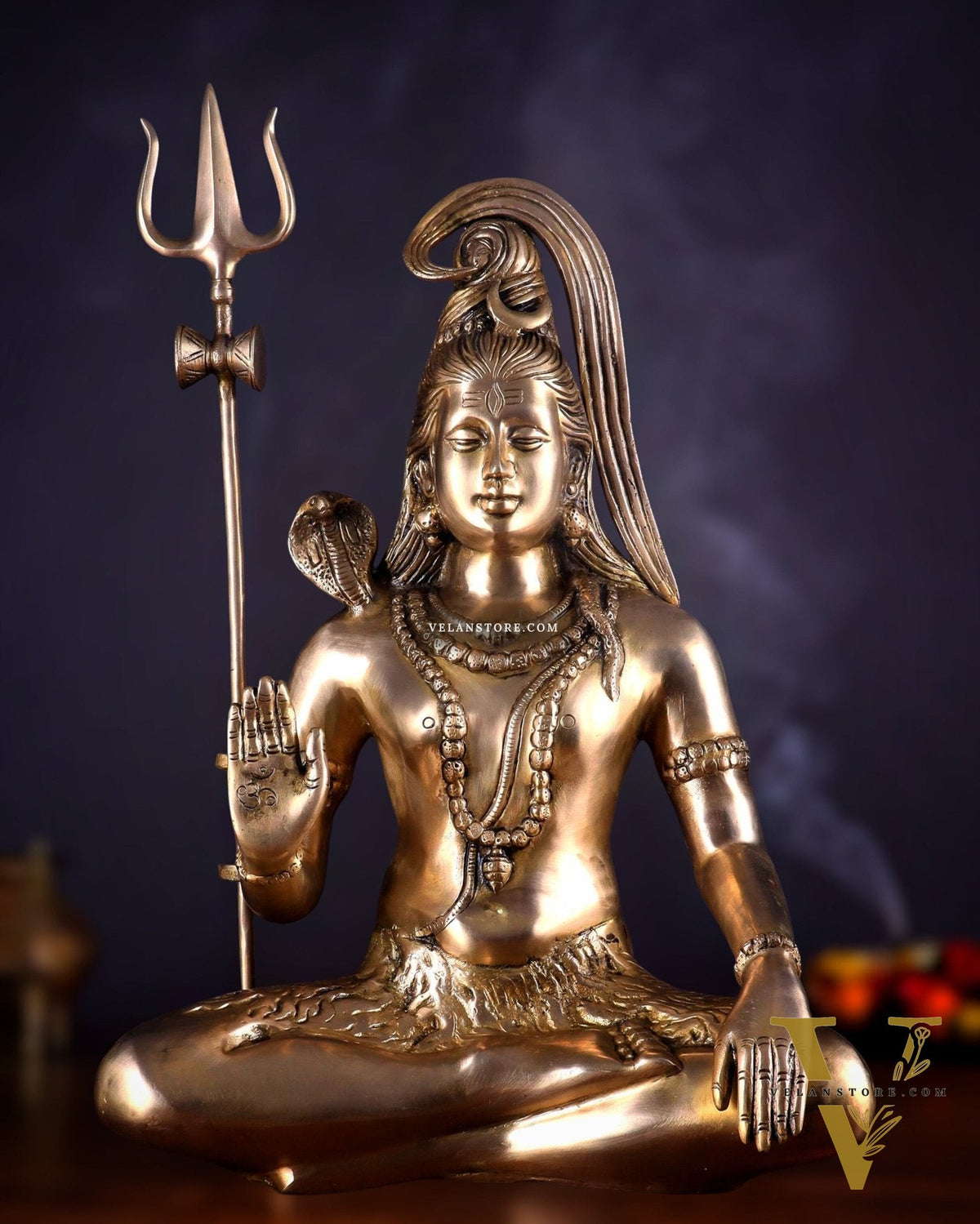 Lord Shiva Brass Idol gangadhar - 20"