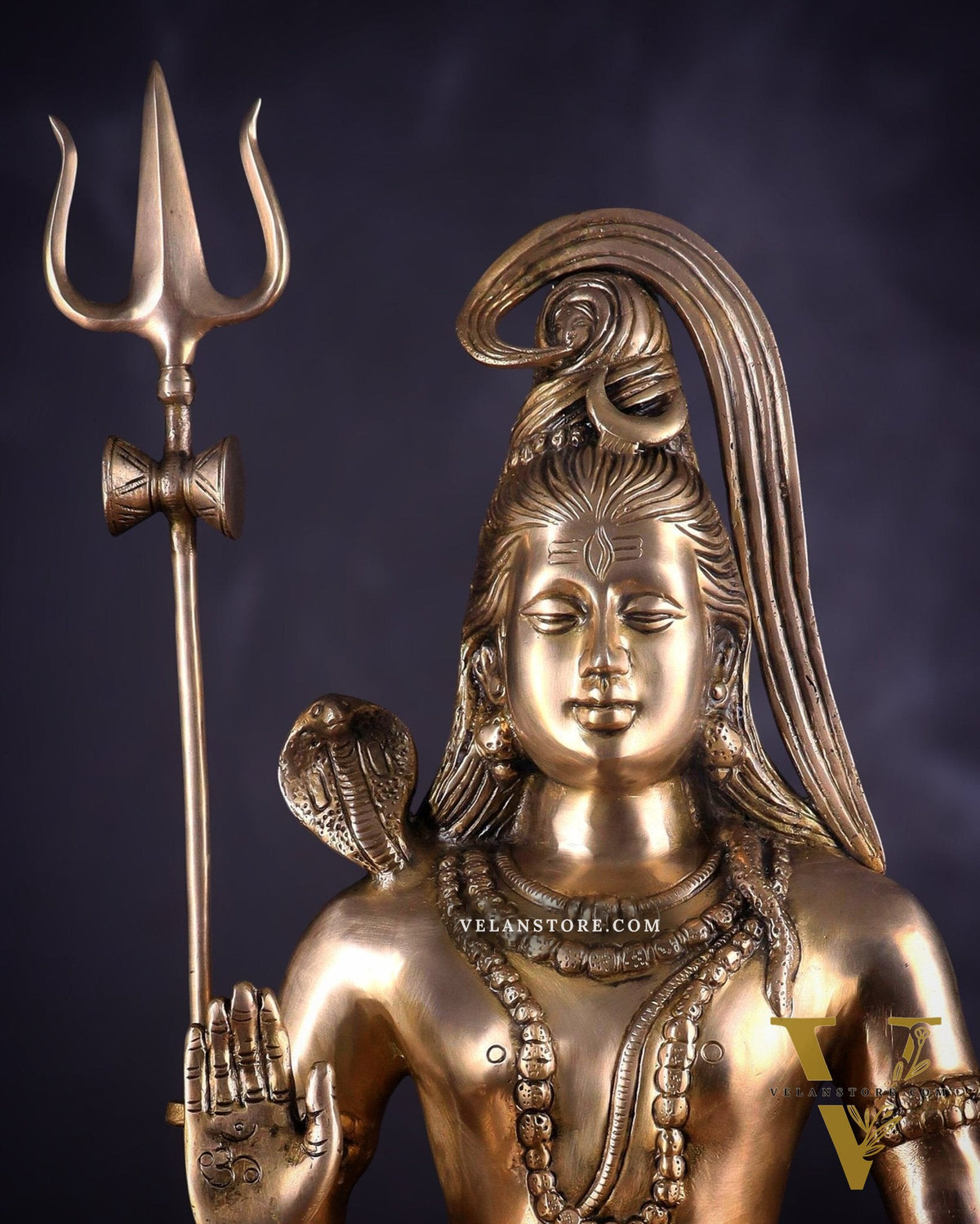 Lord Shiva Brass Idol gangadhar - 20"
