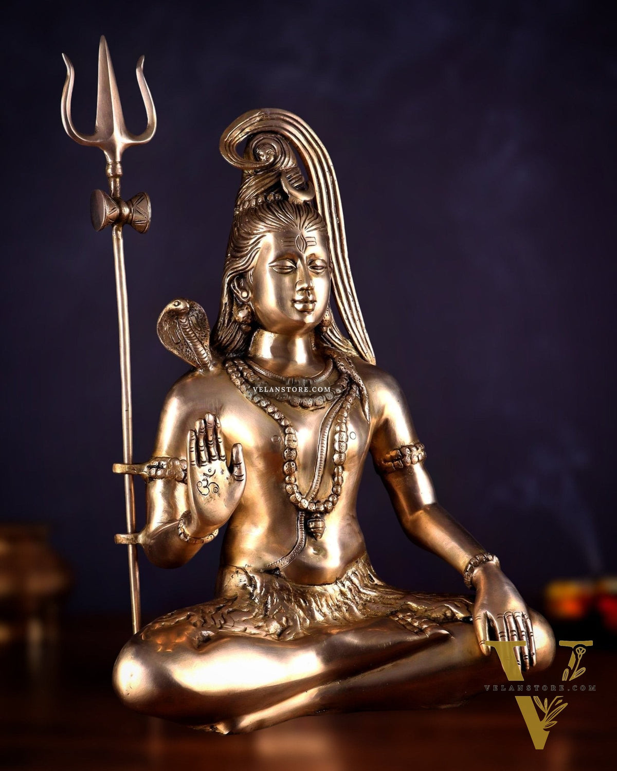 Lord Shiva Brass Idol gangadhar - 20"
