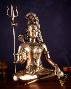Lord Shiva Brass Idol gangadhar - 20"