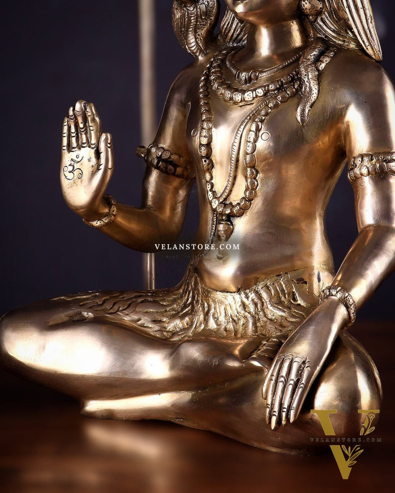 Lord Shiva Brass Idol gangadhar - 20"