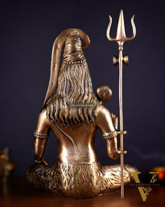 Lord Shiva Brass Idol gangadhar - 20"
