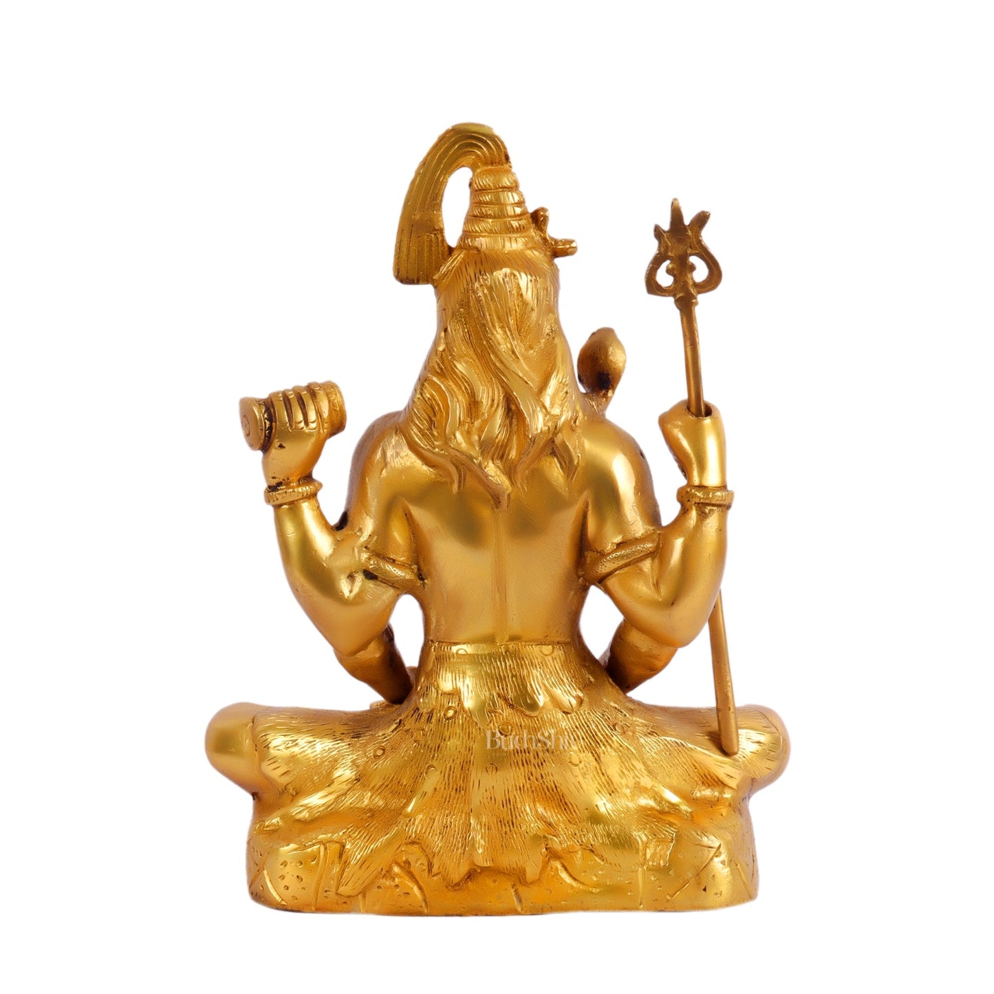 Lord Shiva brass idol in Meditation posture 8 "