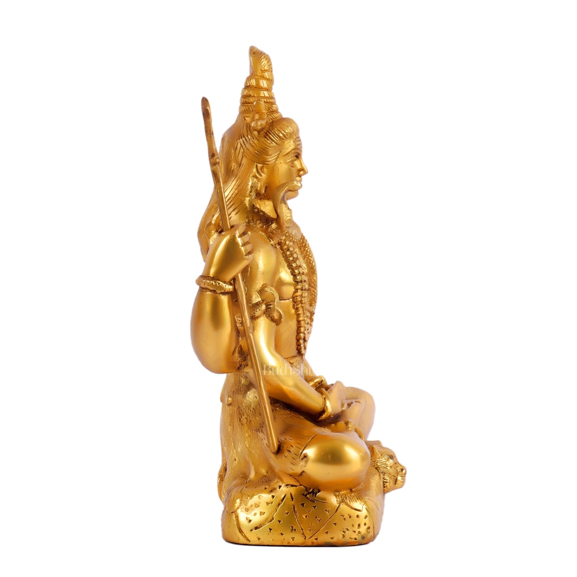 Lord Shiva brass idol in Meditation posture 8 "