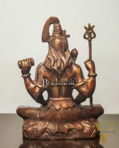 Lord Shiva brass idol in Meditation posture 8 "