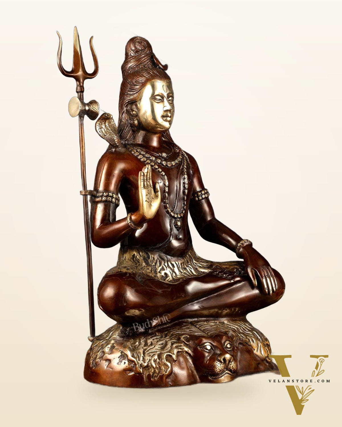 Lord Shiva Brass statue - 24 inch Chola Tone