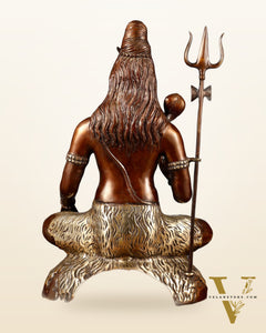 Lord Shiva Brass statue - 24 inch Chola Tone