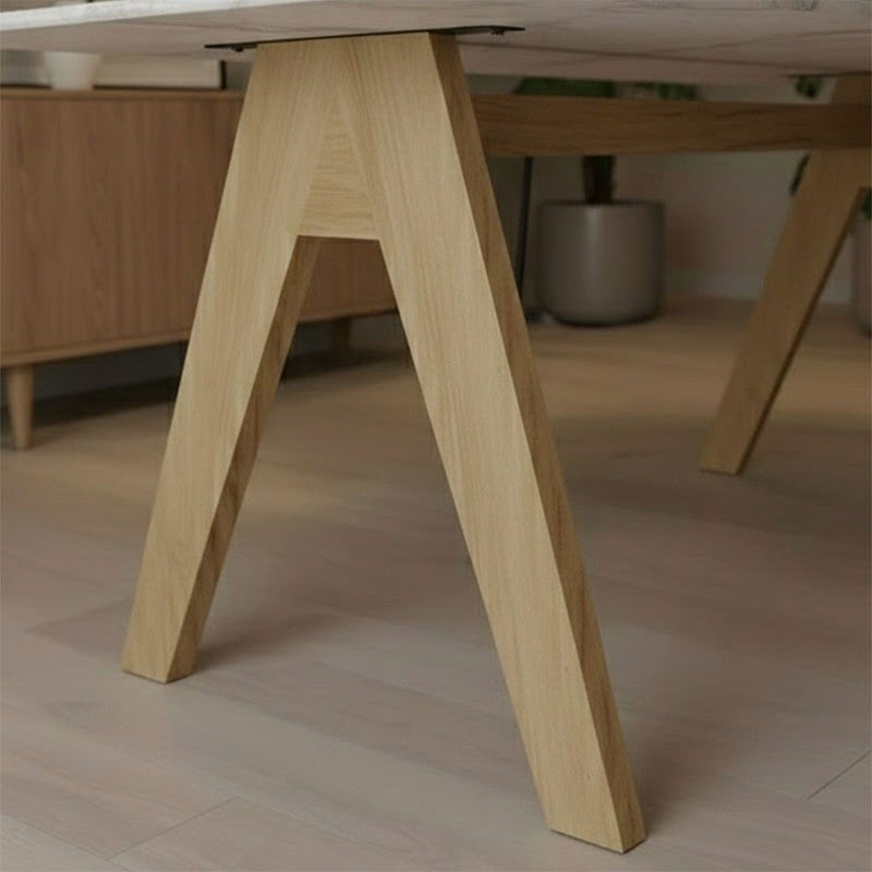 Marble Top Rectangular 4 Seater Dining Table