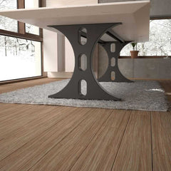 MS Powder C-Shape Coated Metal Table Legs | Industrial Legs Design for Desks & Tables