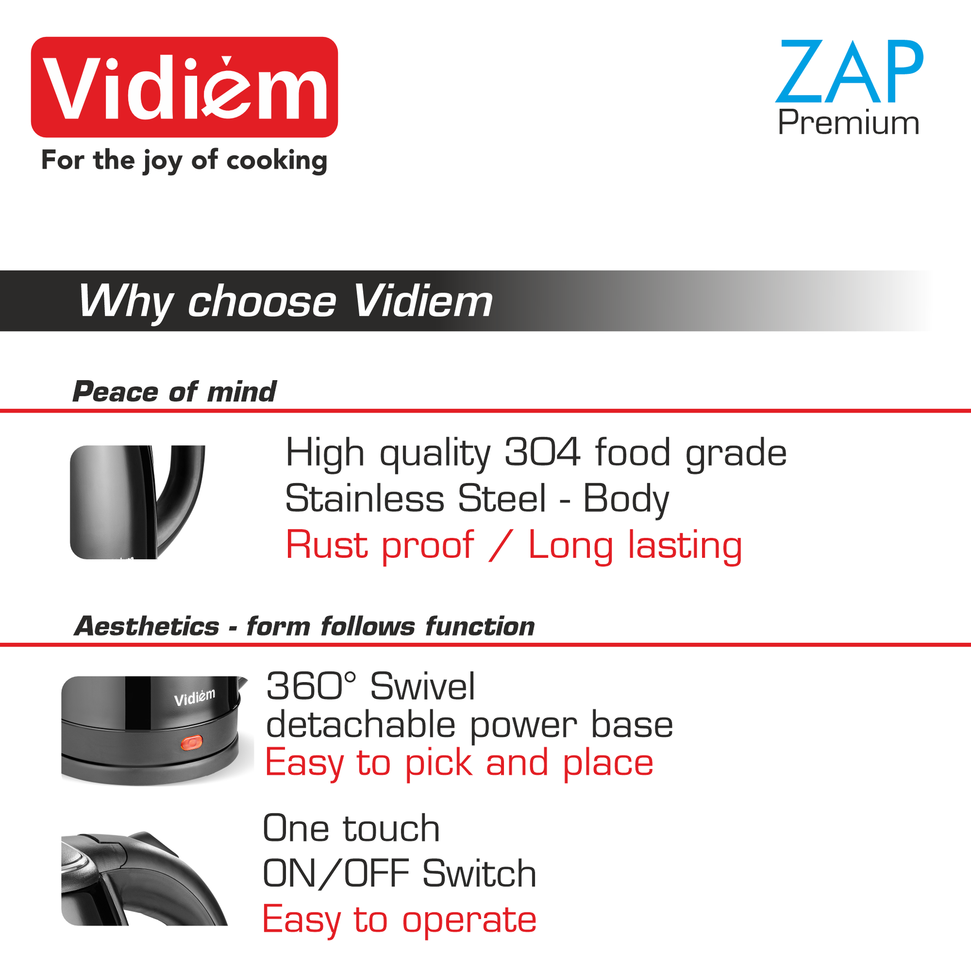Zap Premium Vidiem - Midnight Black 1.8 Ltr