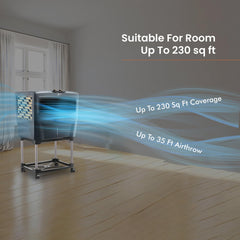 Magicool+ Window 55L Window Air Cooler with Powerful Air Delivery