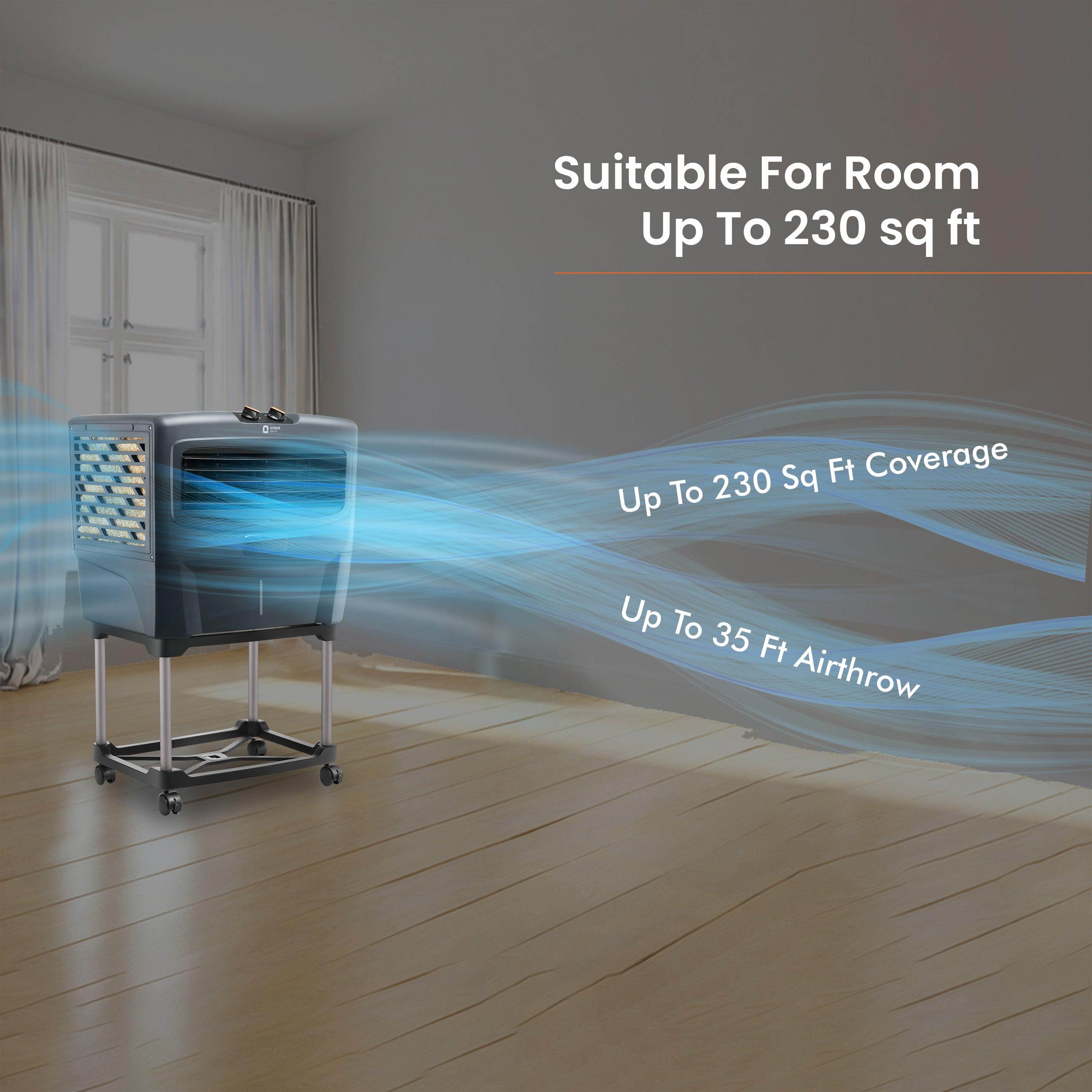 Magicool+ Window 55L Window Air Cooler with Powerful Air Delivery