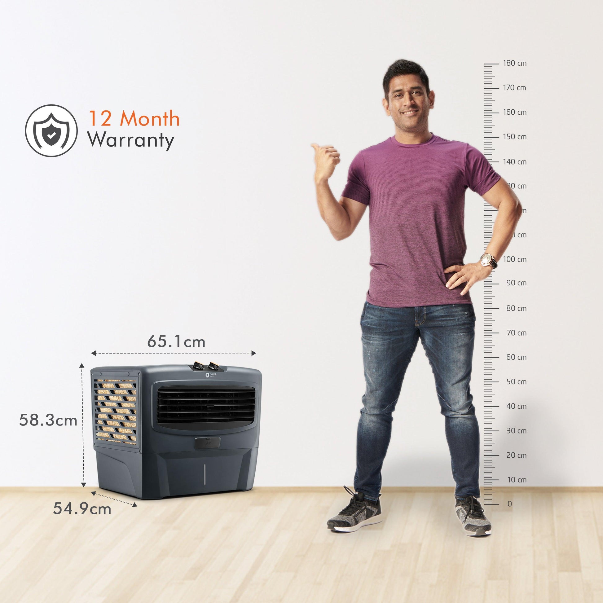 Magicool+ Window 55L Window Air Cooler with Powerful Air Delivery