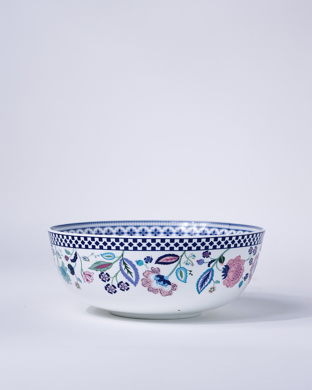 Magique by The Wishing Chair x Clay Craft – Indigo Chintz Urmi Dinner Set of 20 (Family of 6)