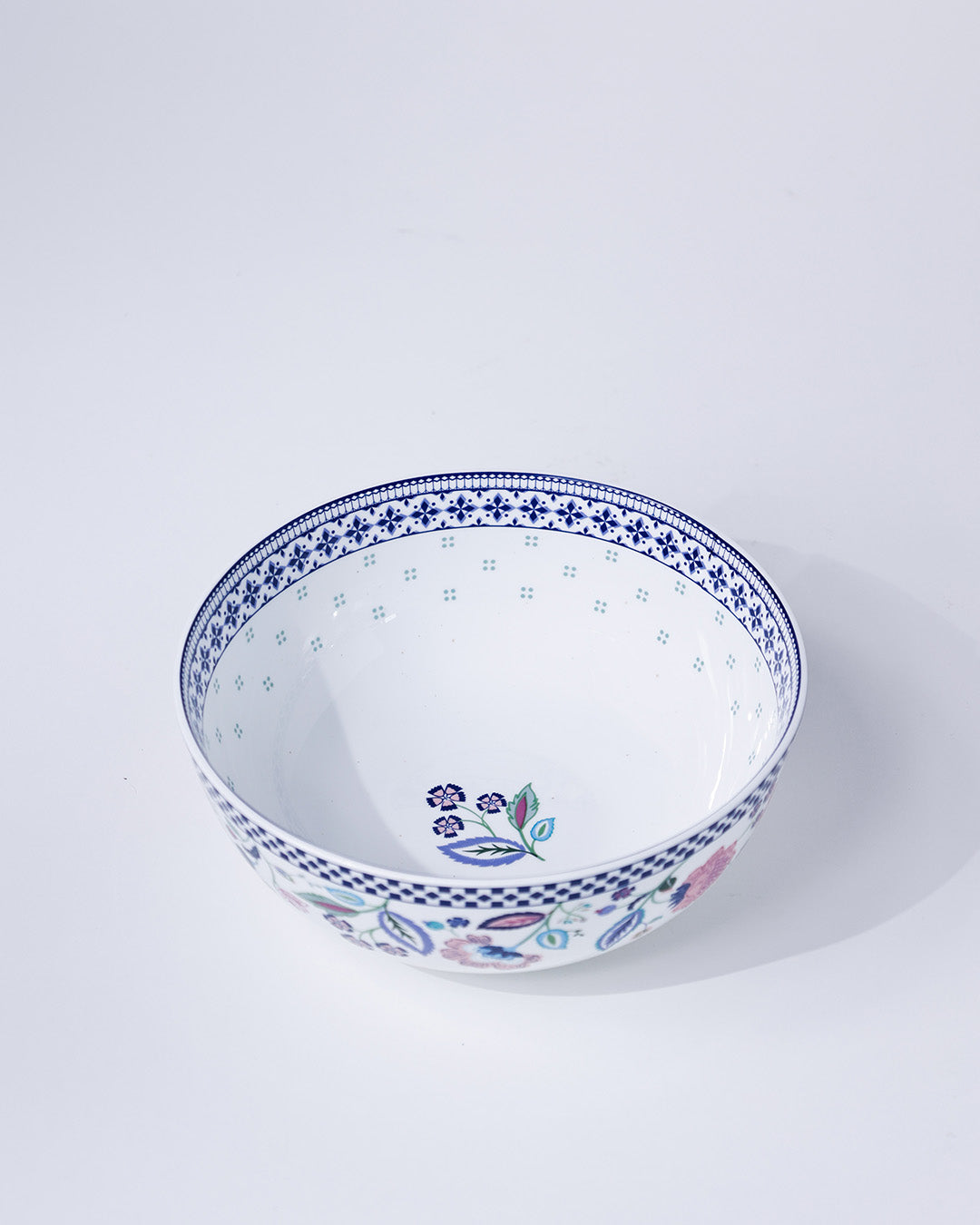 Magique by The Wishing Chair x Clay Craft – Indigo Chintz Urmi Dinner Set of 20 (Family of 6)