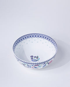 Magique by The Wishing Chair x Clay Craft – Indigo Chintz Urmi Dinner Set of 20 (Family of 6)