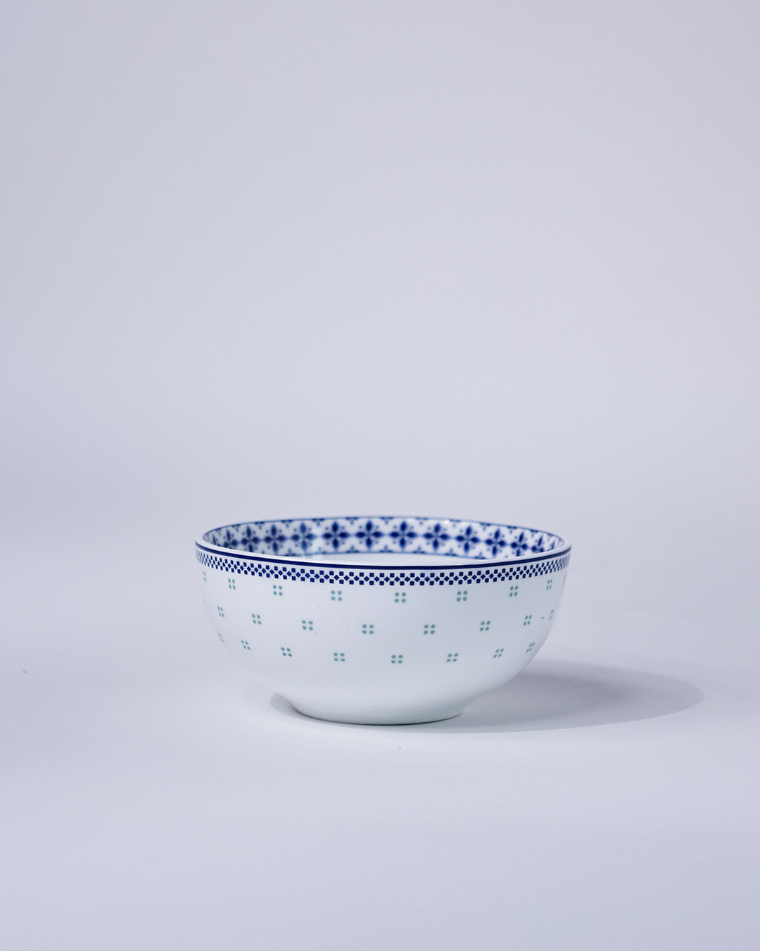 Magique by The Wishing Chair x Clay Craft – Indigo Chintz Urmi Dinner Set of 20 (Family of 6)