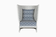 Amogh Outdoor Patio Seating Set 2 Chairs and 1 Table Set (White)