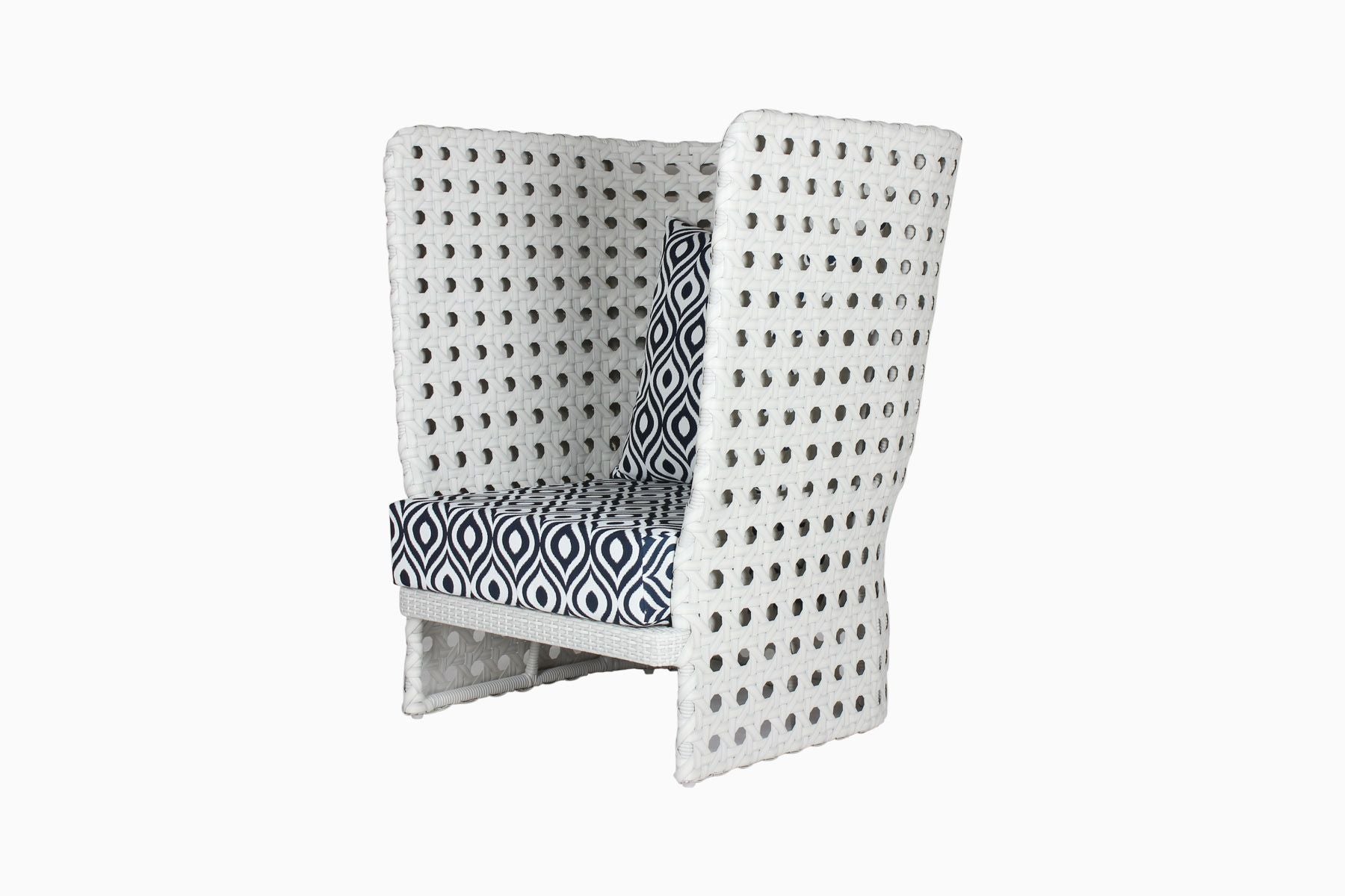 Amogh Outdoor Patio Seating Set 2 Chairs and 1 Table Set (White)