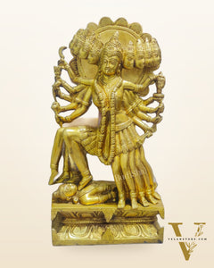 Mahakali Brass Statue 15 inch