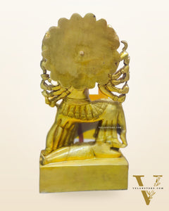 Mahakali Brass Statue 15 inch
