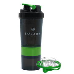 Protein Shaker Bottle with Spring Coil- 650 ML