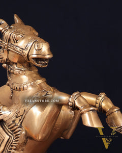 Majestic Brass Pegasus Flying Horse Statue Set – 11.5" & 9" | Father & Son Pair