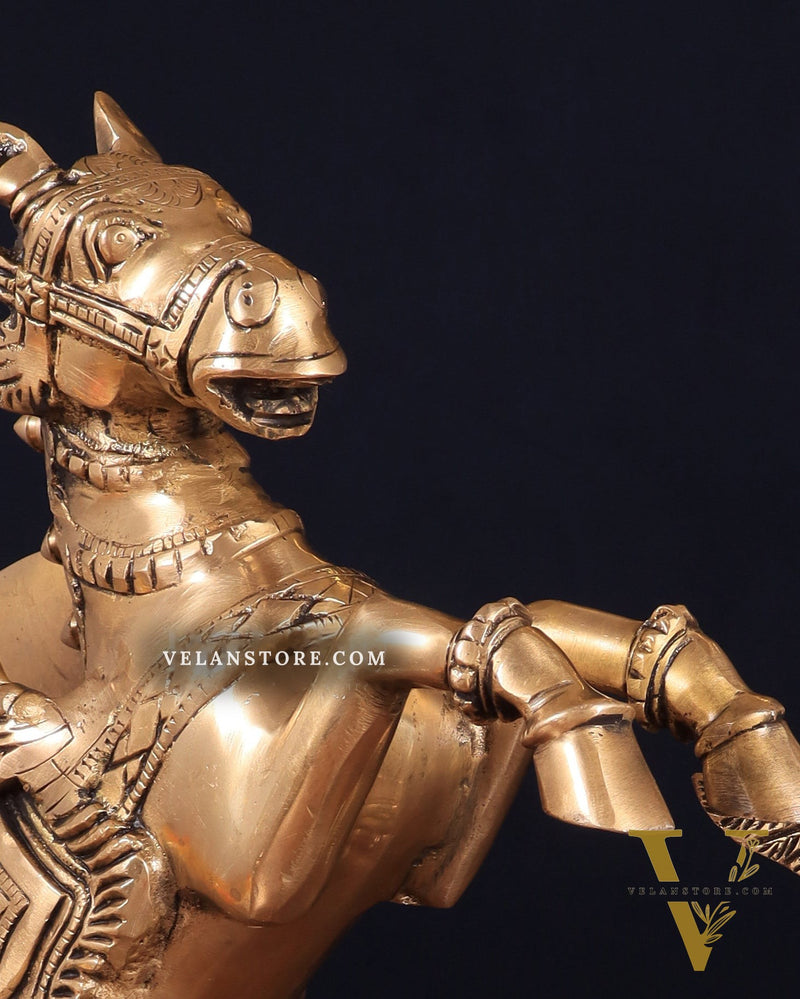 Majestic Brass Pegasus Flying Horse Statue Set – 11.5" & 9" | Father & Son Pair