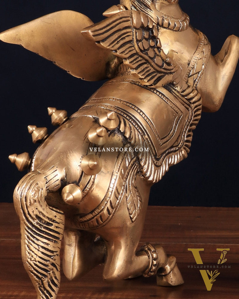 Majestic Brass Pegasus Flying Horse Statue Set – 11.5" & 9" | Father & Son Pair