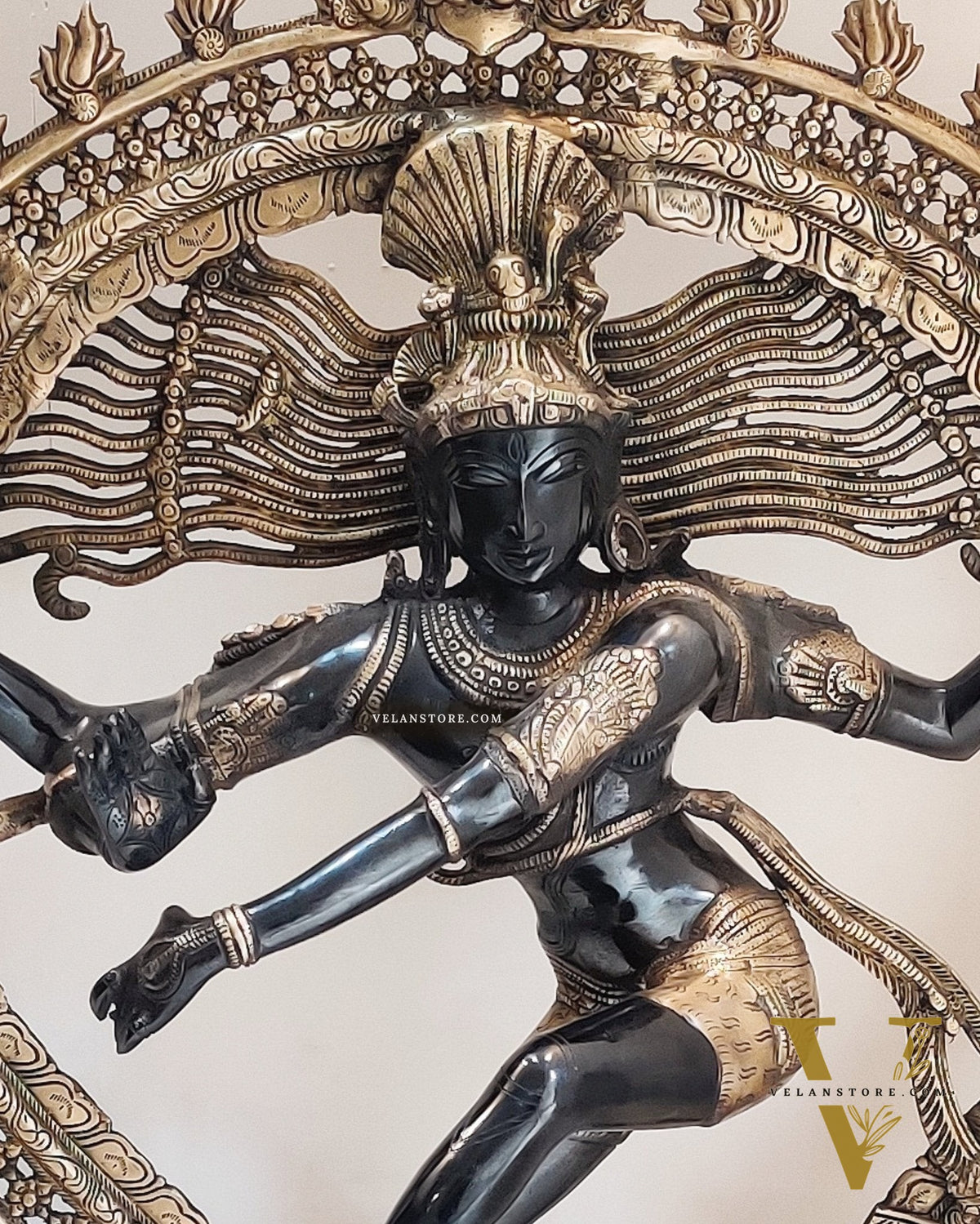 Majestic Handcrafted Nataraja Statue - 35 inch/ 3 feet