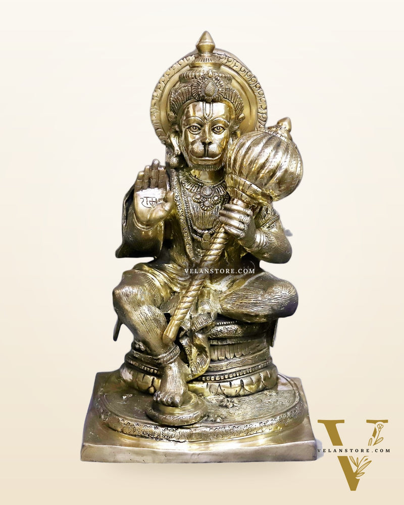 Majestic Large Lord Hanuman Statue 30"
