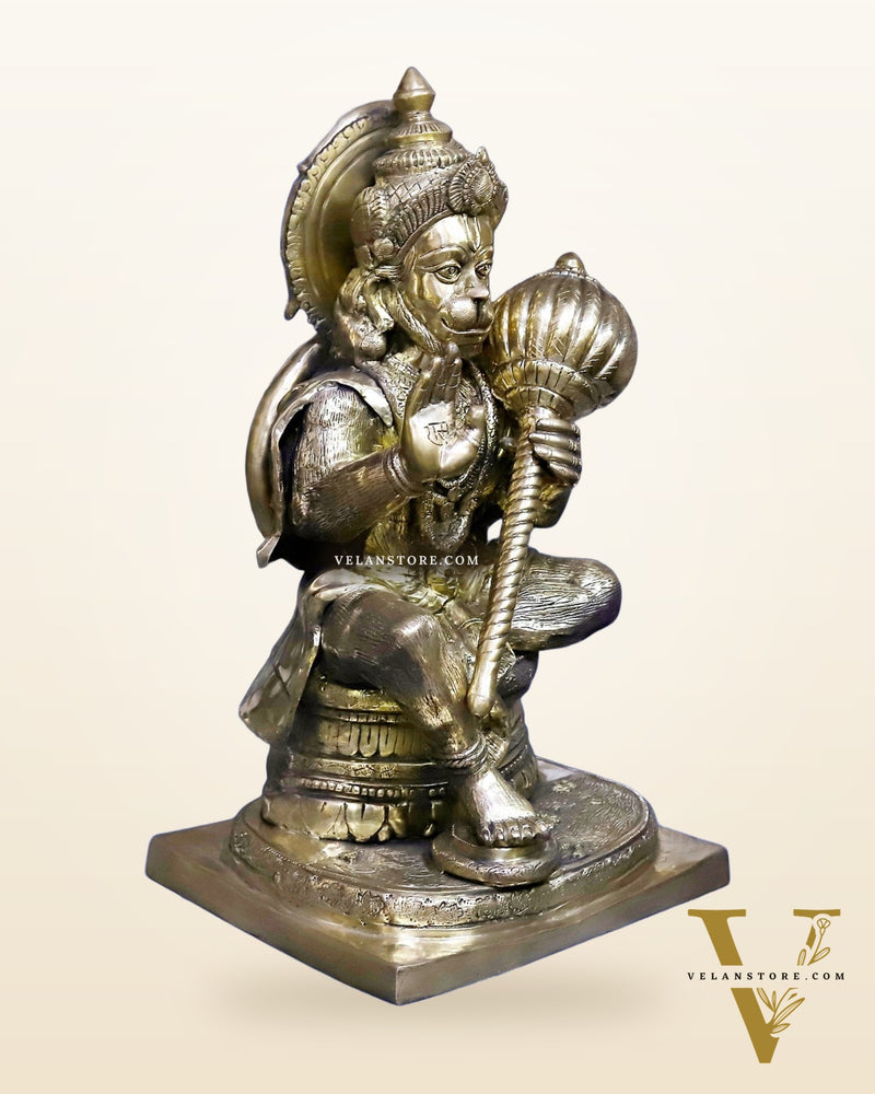 Majestic Large Lord Hanuman Statue 30"