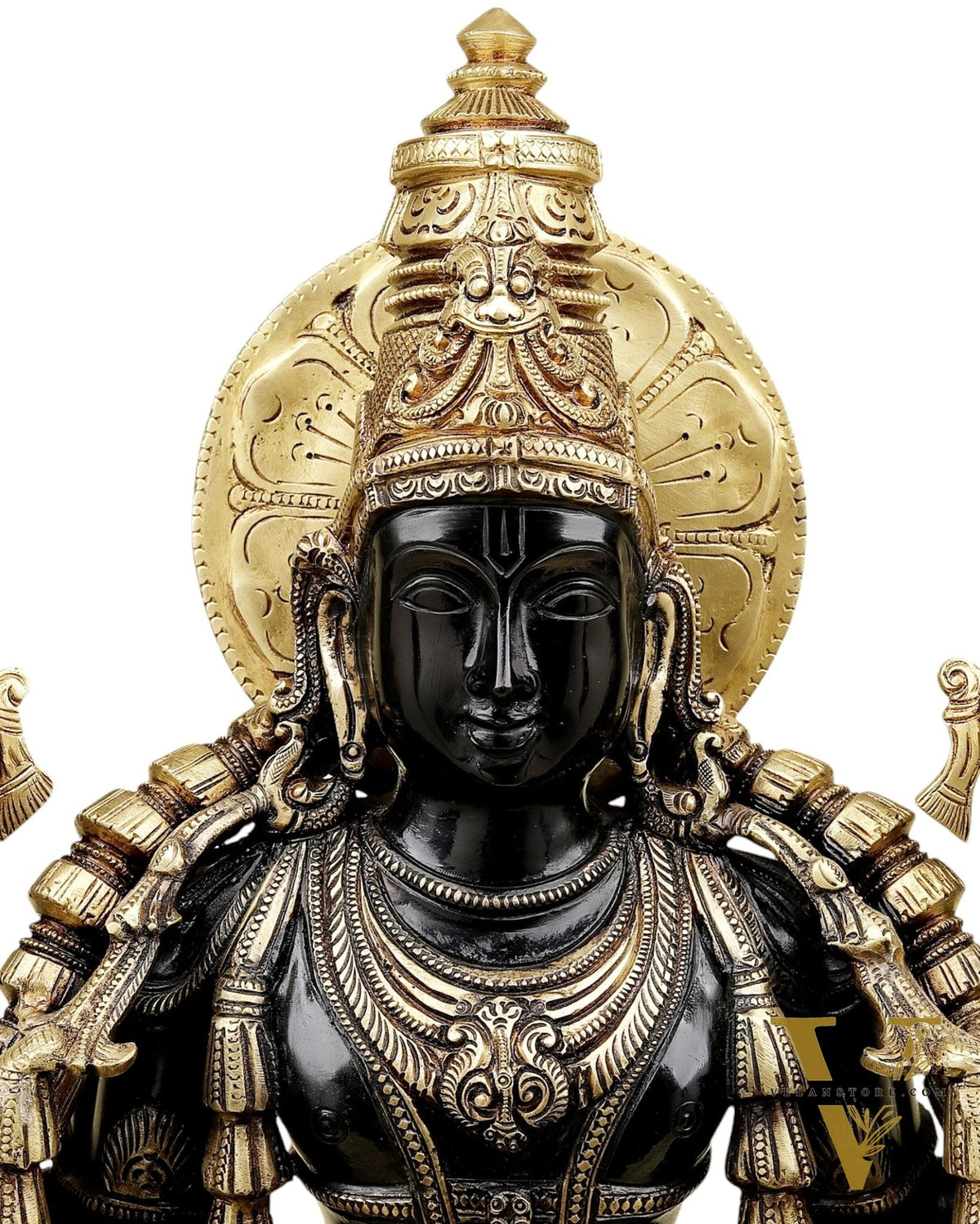 Majestic Lord Vishnu Dashavatar Bronze Statue | 30 Inch (76.2 cm)