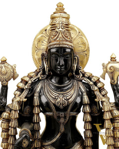 Majestic Lord Vishnu Dashavatar Bronze Statue | 30 Inch (76.2 cm)