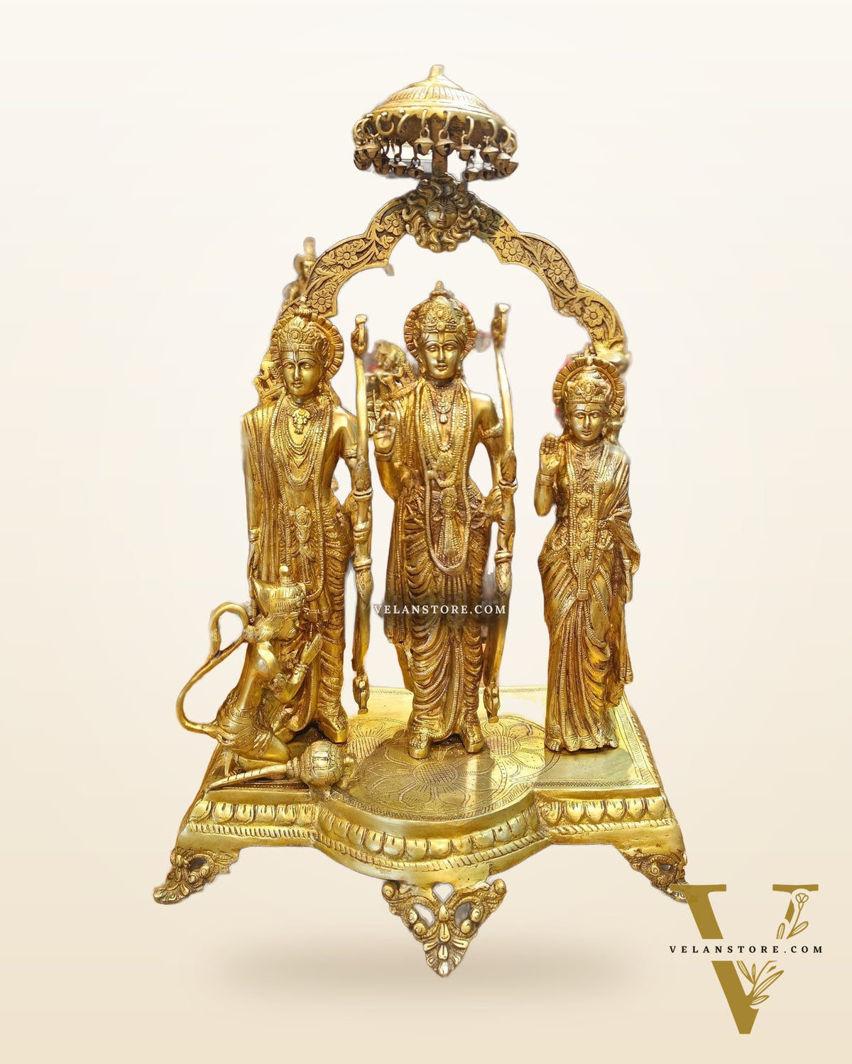 Majestic Ram Darbar Brass Idol 25 inch