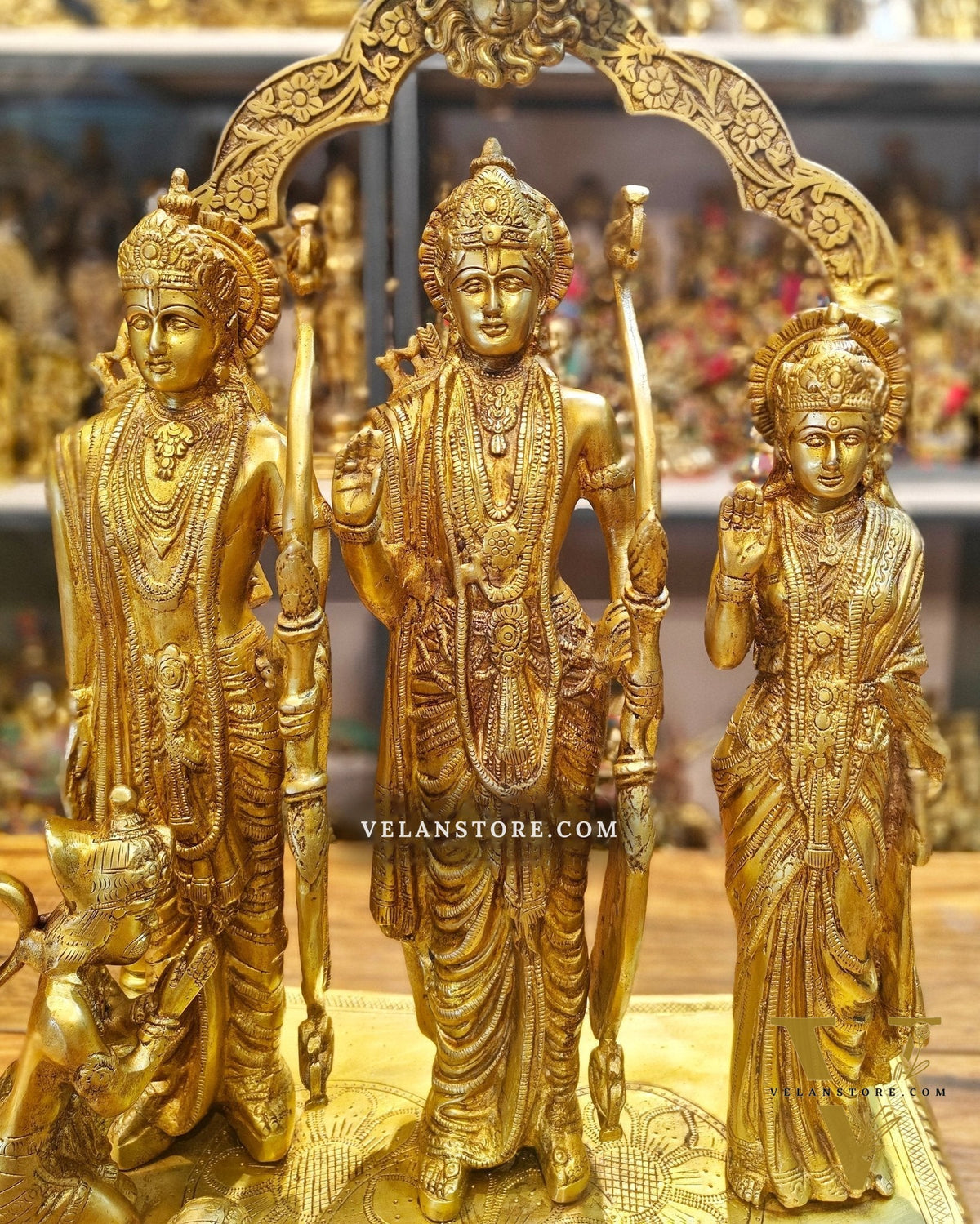 Majestic Ram Darbar Brass Idol 25 inch