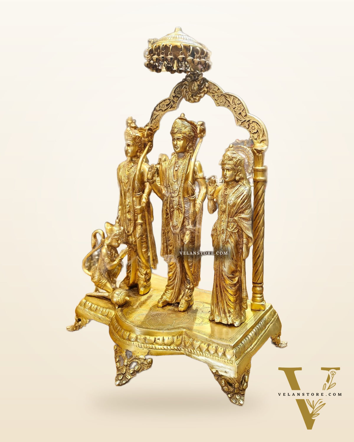 Majestic Ram Darbar Brass Idol 25 inch
