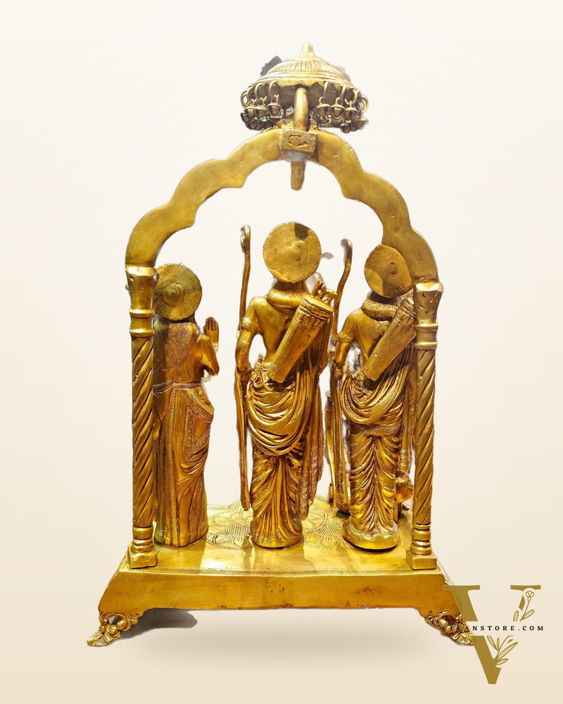 Majestic Ram Darbar Brass Idol 25 inch