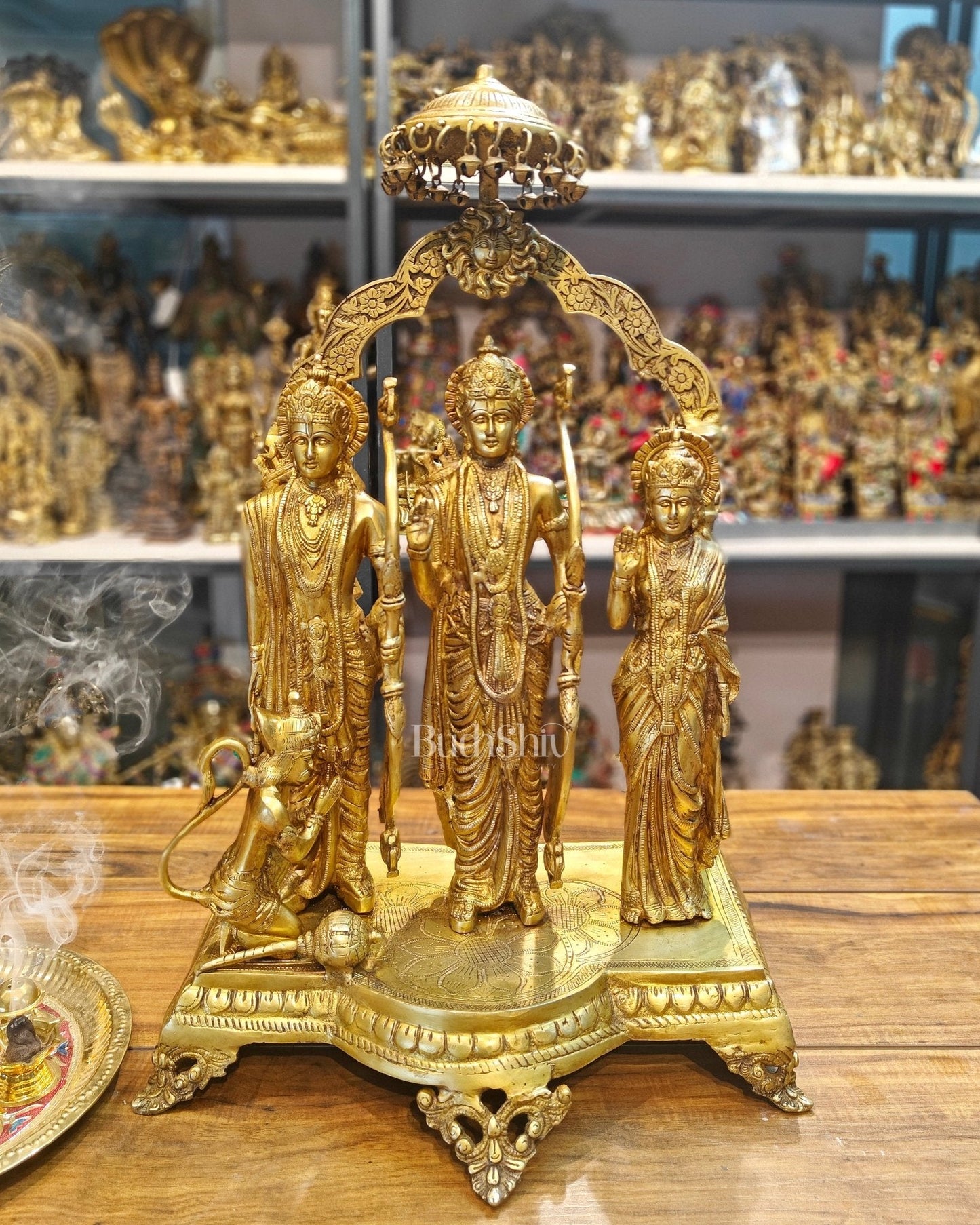 Majestic Ram Darbar Brass Idol 25 inch