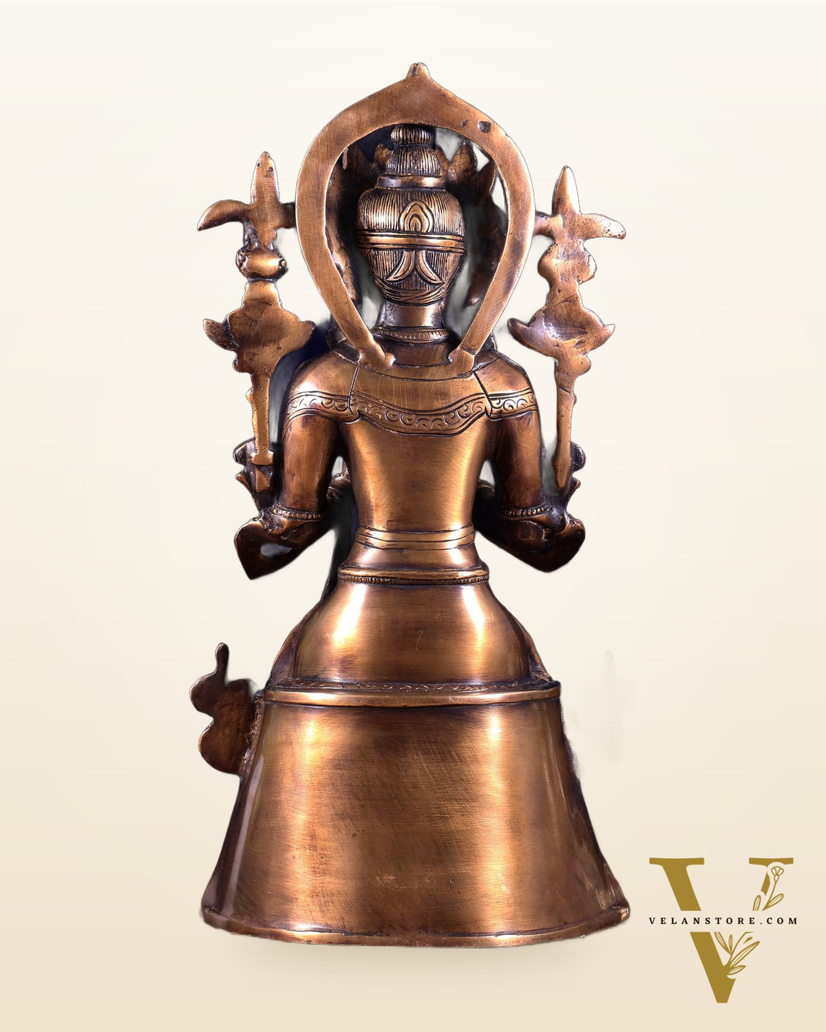 Majestic Tibetan Brass Maitreya Buddha Sculpture – The Future Buddha 14 inch