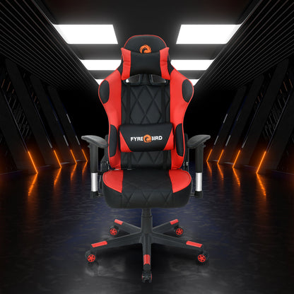 Nilkamal Fyrebird Marvel Gaming Chair (Black / Red)