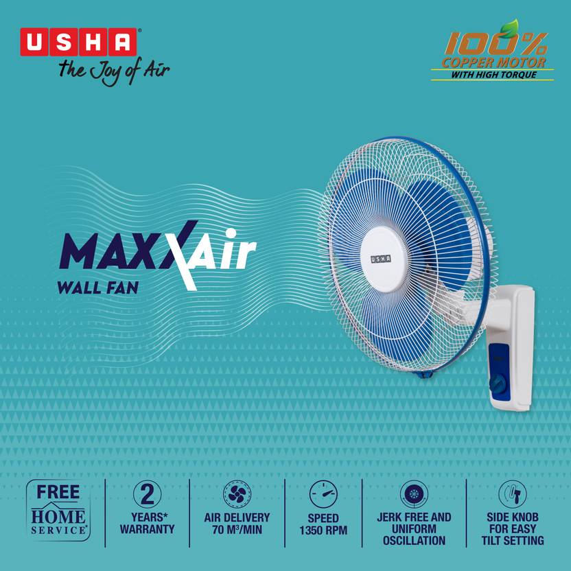 Usha Maxx Air 400mm Wall Fan-2
