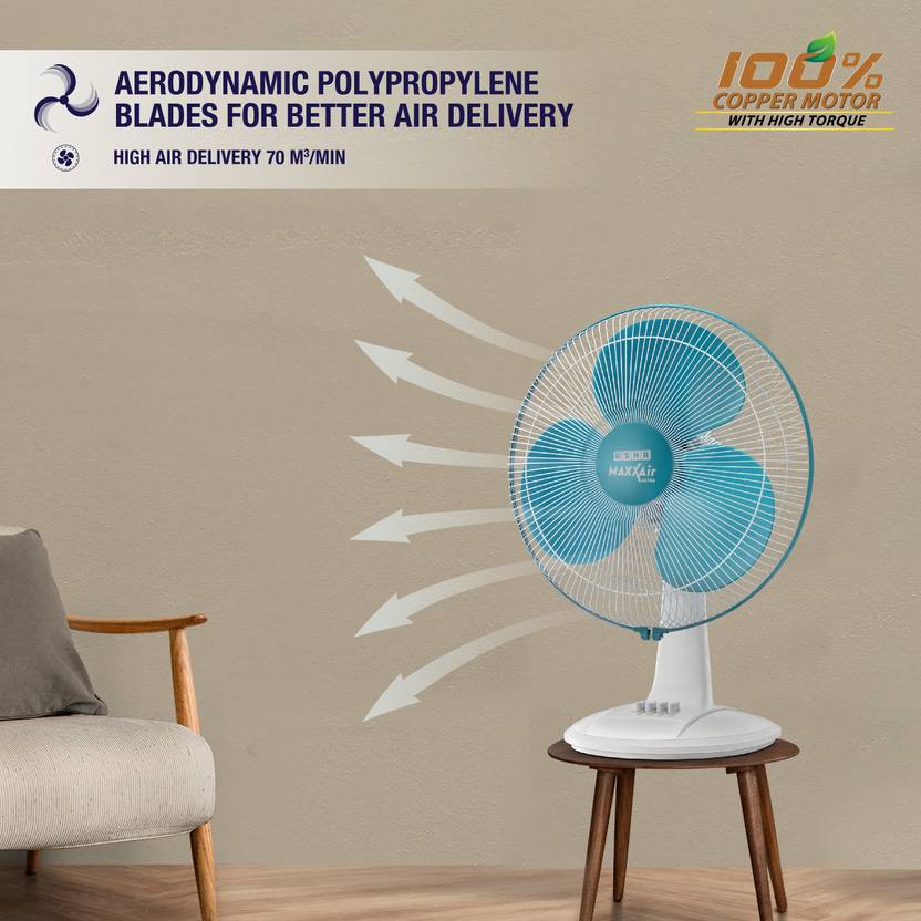 Usha Maxx Air 400mm Table Fan-5
