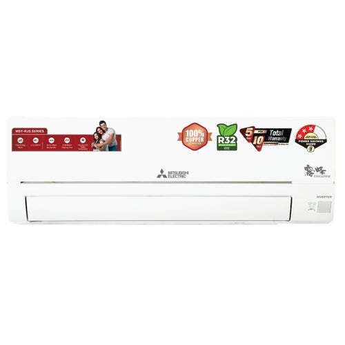 Mitsubishi Electric Kirigamine Series Split 1 Ton 3 Star Inverter AC | PM 2.5 Filter | Dual Barrier Coating | Fast Cooling | White (MSY-RJS13VF-DA1)