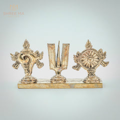 Sangu Chakram Namam 2" panchalogam bronze idol