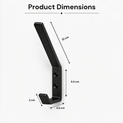 Wall Mounted Helmet Hook Rack Set of 4 – Heavy Duty Motorcycle Helmet Hats Gloves Holder Hanger