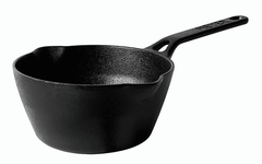 Meyer Pre-Seasoned Cast Iron Deep Skillet | Cast Iron Frypan | Iron Pan | Induction Frying Pan | Iron Fry Pan |Deep Frying Pan| Cast Iron Utensils for Cooking | Iron Cookware for Kitchen, 18cm, Black-1
