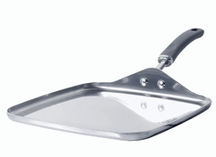Meyer Trivantage Stainless Steel Open Square Tawa, (31612)-1